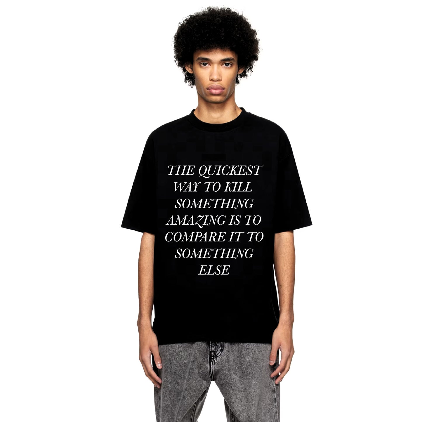 Comparison Tee Black