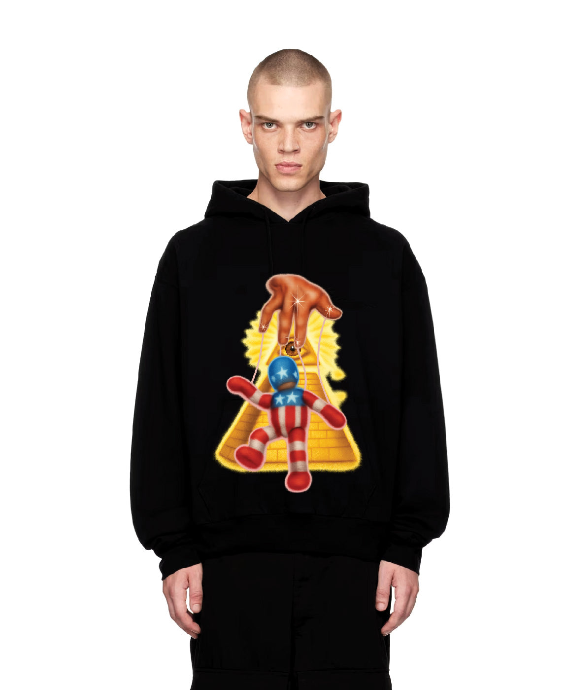 PUPPETS Hoodie Black
