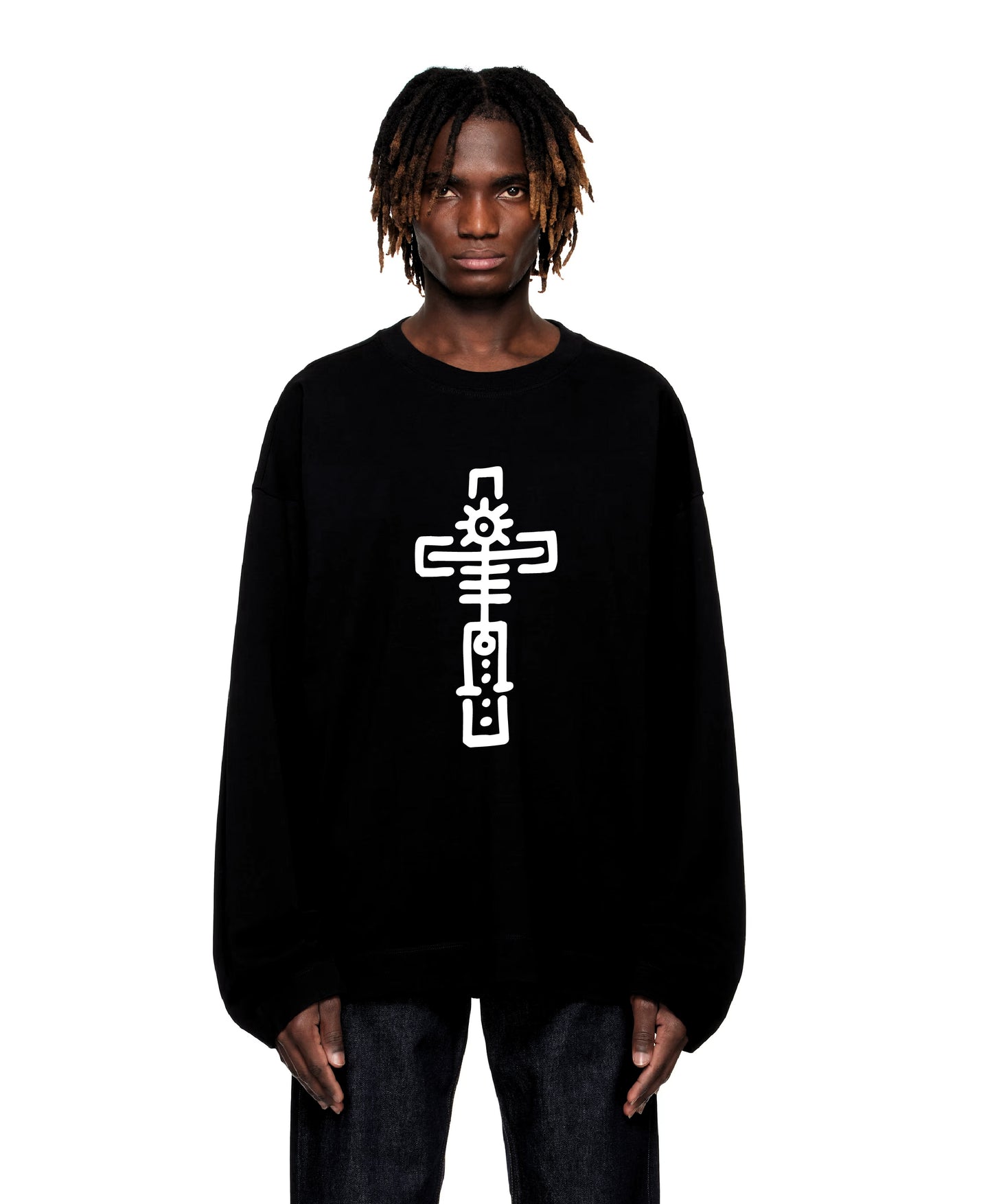 Tribe Cross Longsleeve Black