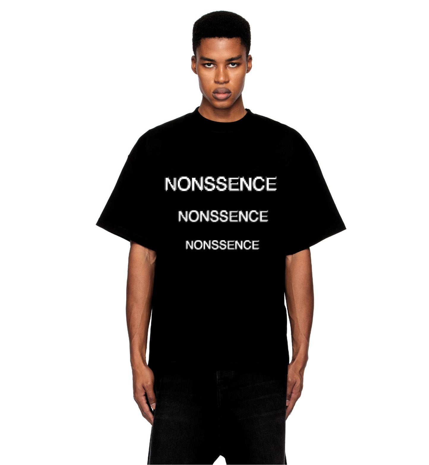 Fading Away Tee Black