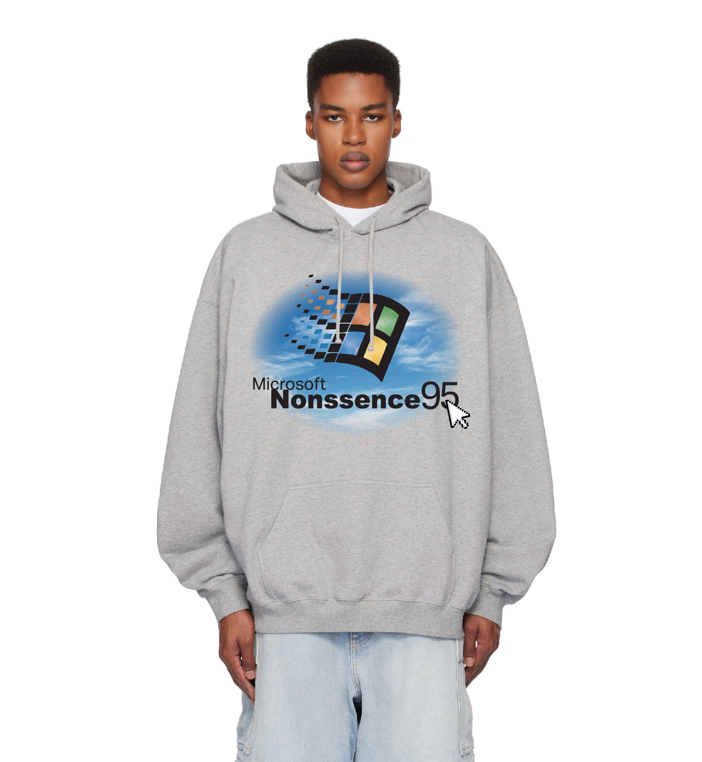 Microsoft Hoodie Grey