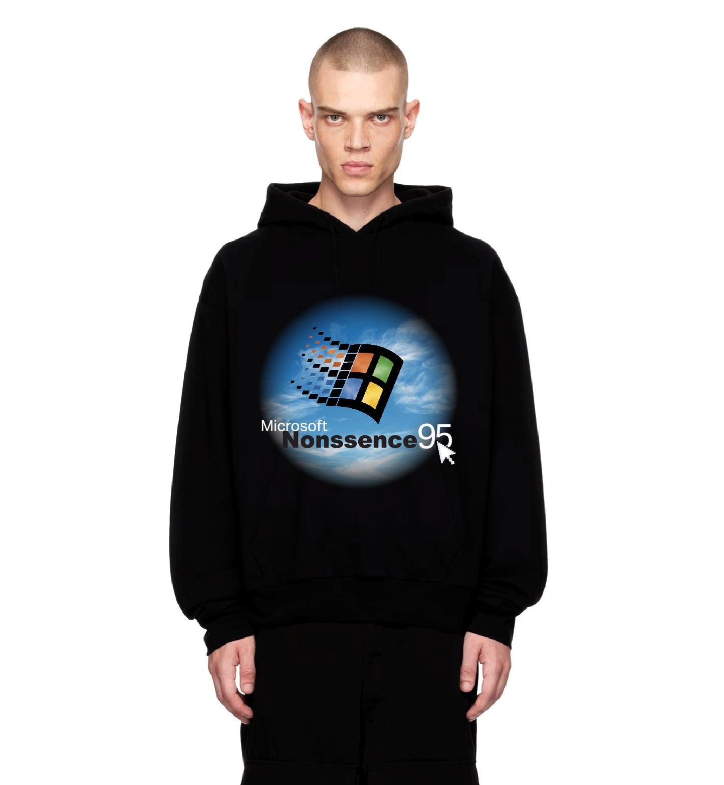 Windows Hoodie Black