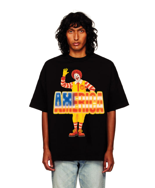 AMERICA Tee Black