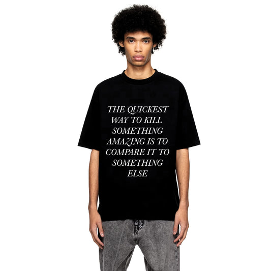Comparison Tee Black