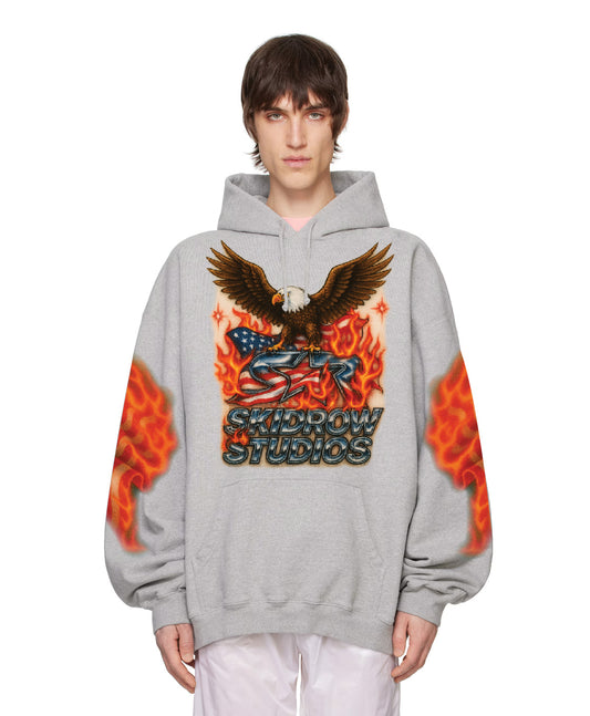 Eagles Hoodie Grey