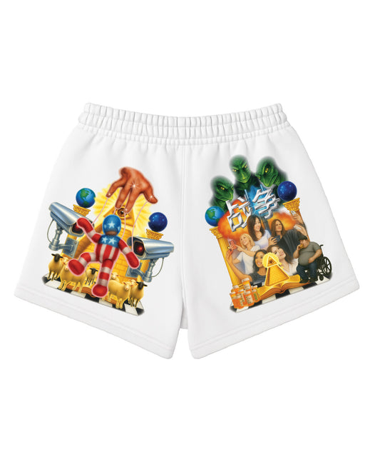 Esoteric Shorts White
