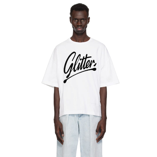 Glitter Tee White