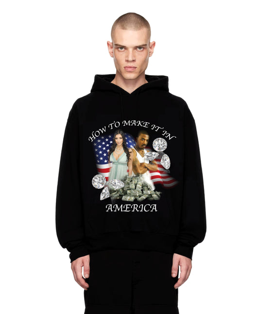 How To Make It In America Black Hoodie