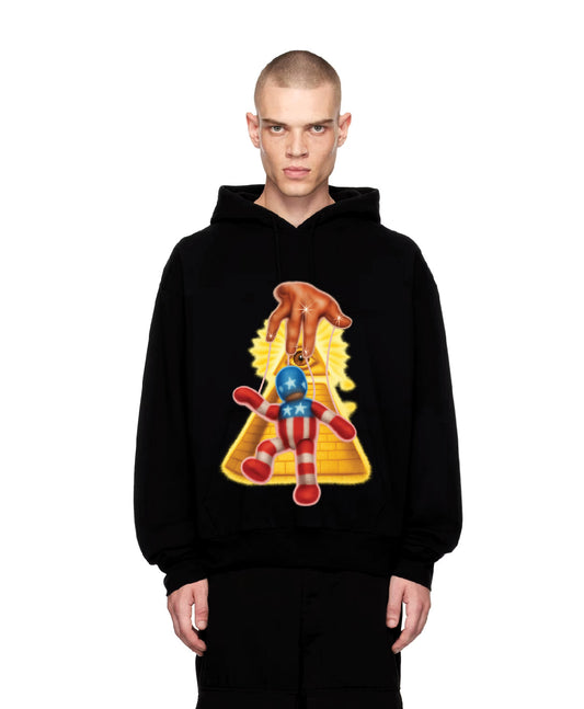 PUPPETS Hoodie Black