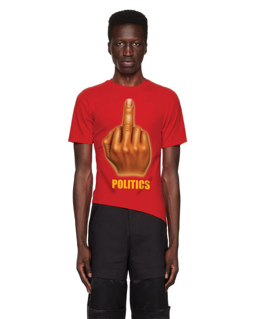 Politico Tee Red