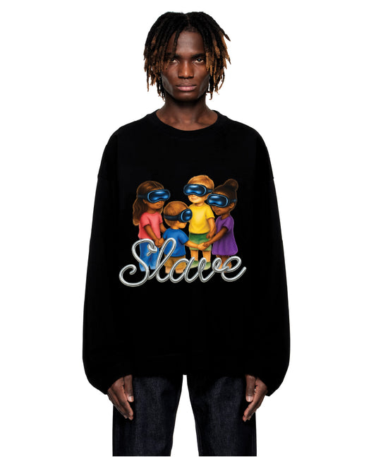 SLAVE Crewneck Black