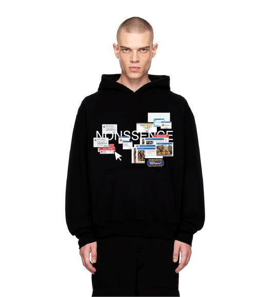 Spam Hoodie Black
