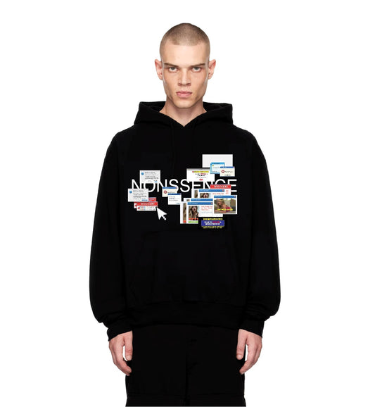 Spam Hoodie Black