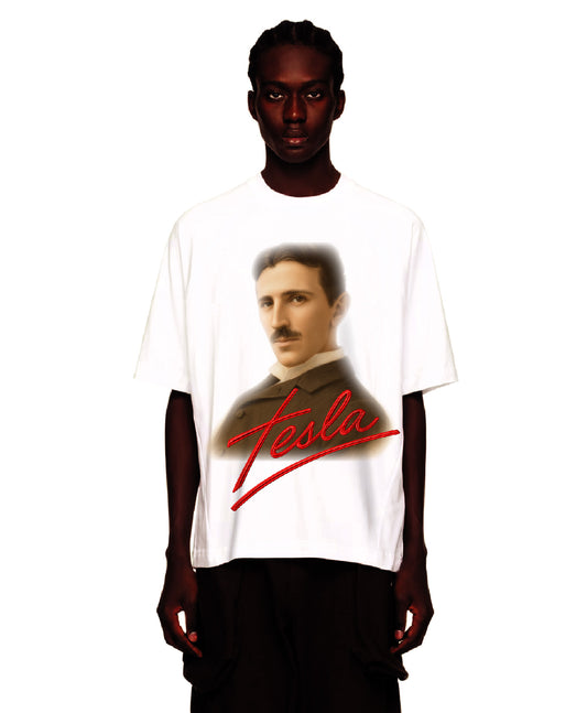 TESLA Tee White