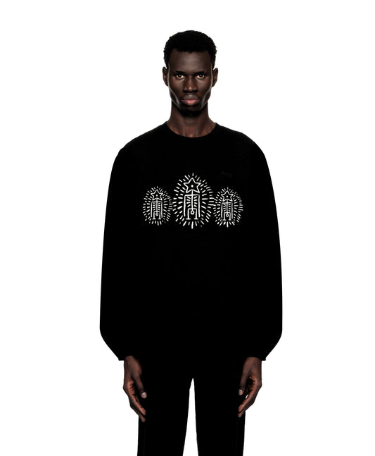 Tribe Star Longsleeve Black