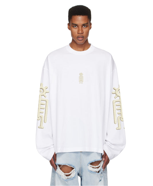 Tribe Visions Longsleeve White