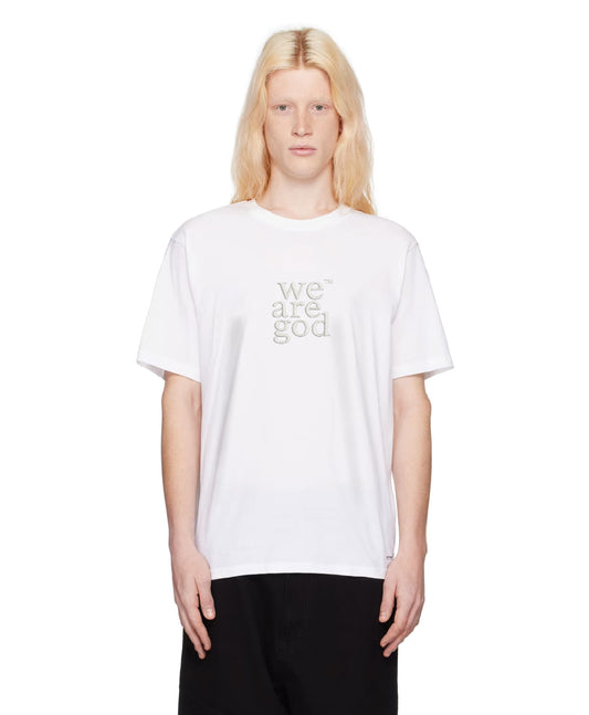 We Are God Tee White