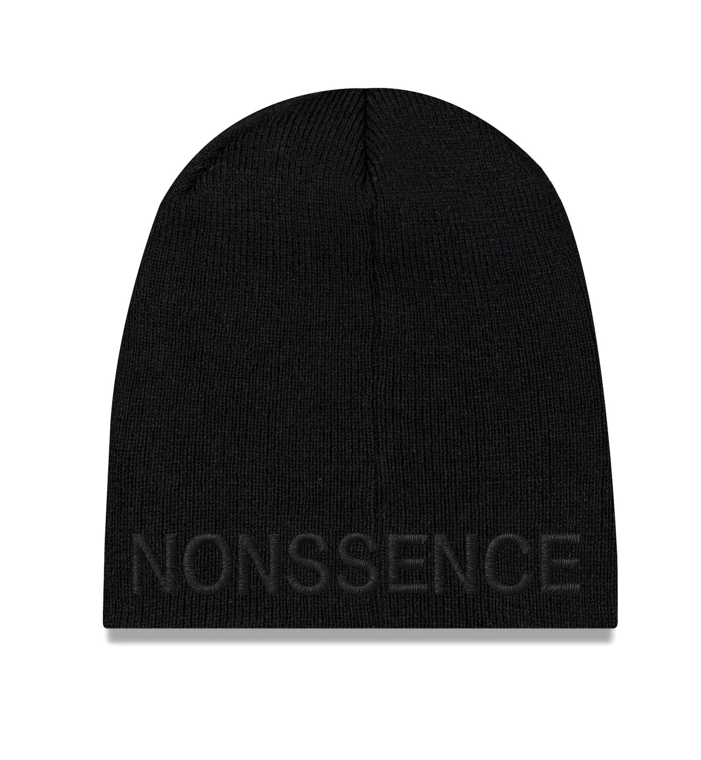 Black On Black Beanie